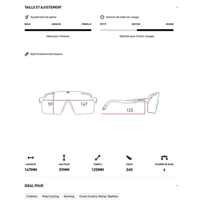 Occhiali RUDY PROJECT SPINSHIELD PRO Crystal Apple Lenti RP Optics Multilaser Yellow