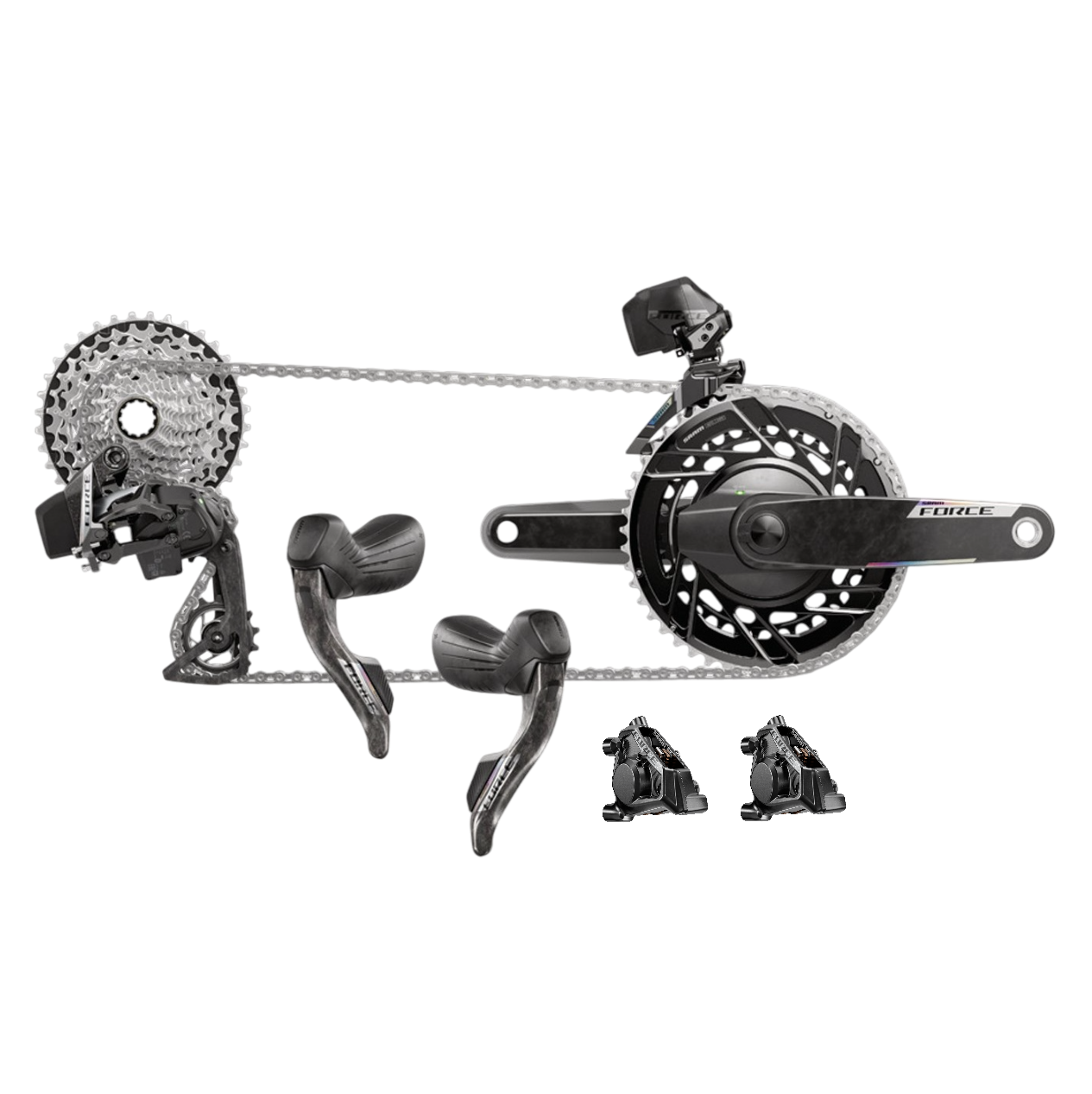 Pacchetto SRAM FORCE AXS E1 2x12V