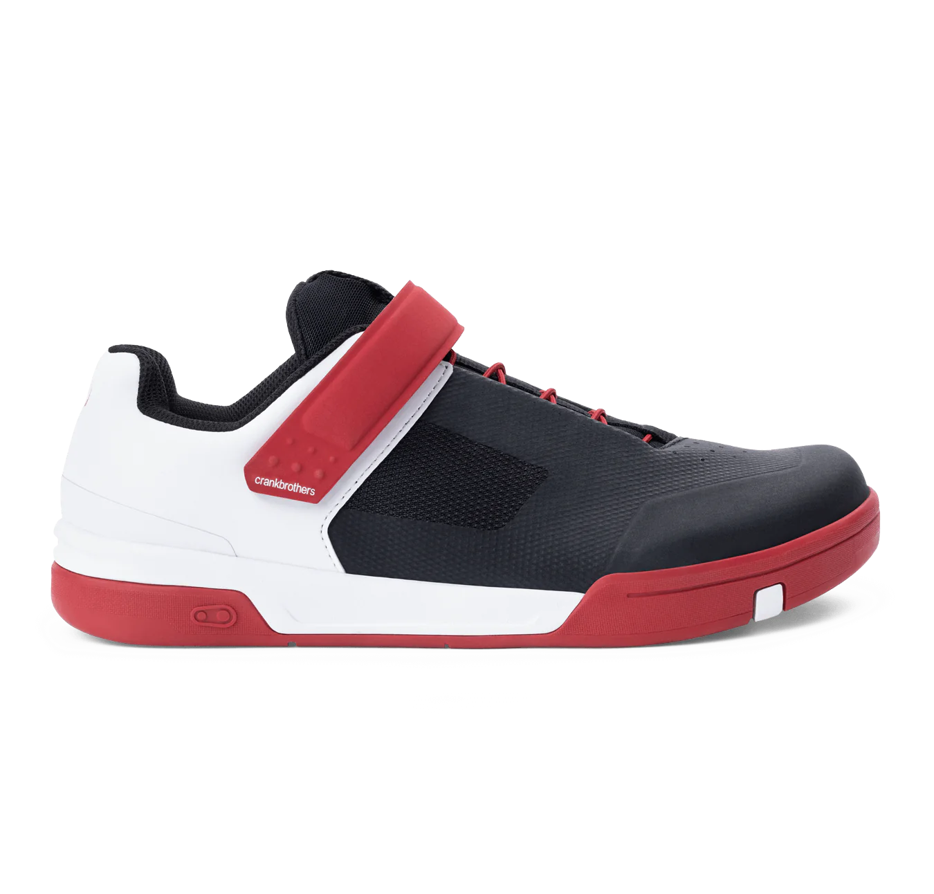 CRANKBROTHERS STAMP SPEED LACE FLAT CLASSICS COLLECTION Scarpe da MTB Nero/Rosso/Bianco