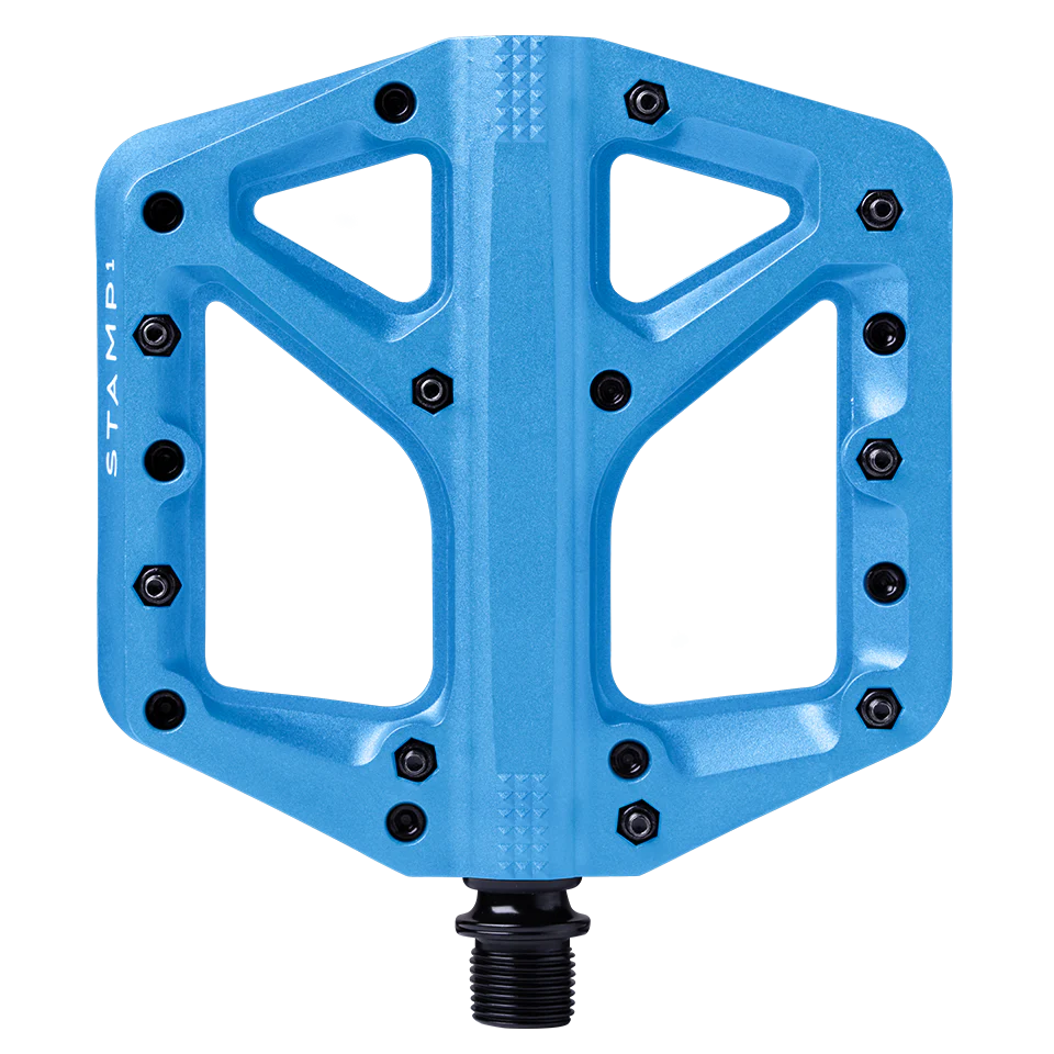 CRANKBROTHERS STAMP 1 Pedali piatti grandi blu