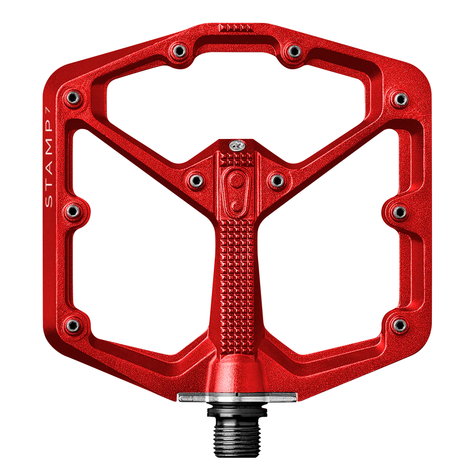 CRANKBROTHERS STAMP 7 Pedali piatti grandi rossi