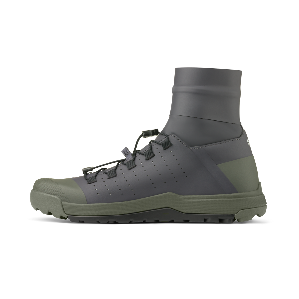 Scarpe MTB CRANKBROTHERS STAMP TRAIL SPEEDLACE SEAL grigio/verde - lato interno