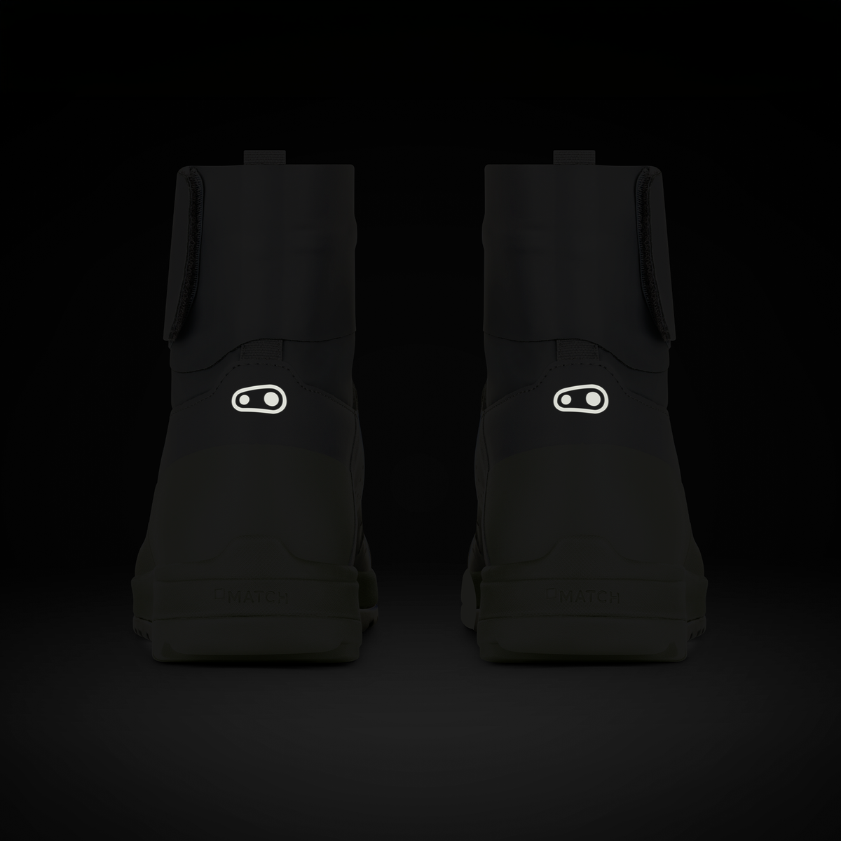 Scarpe MTB CRANKBROTHERS STAMP TRAIL SPEEDLACE SEAL grigio/verde - dettagli riflettenti posteriori