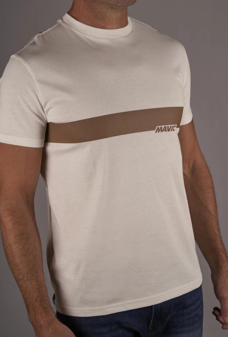 Maglietta MAVIC CORPORATE STRIPE Bianco