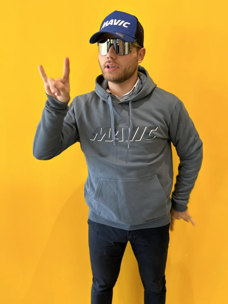 MAVIC CORPORATE LOGO Felpa con cappuccio blu