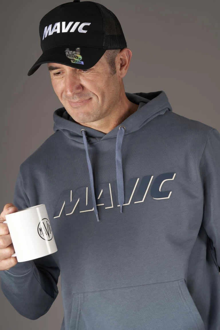 MAVIC CORPORATE LOGO Felpa con cappuccio blu
