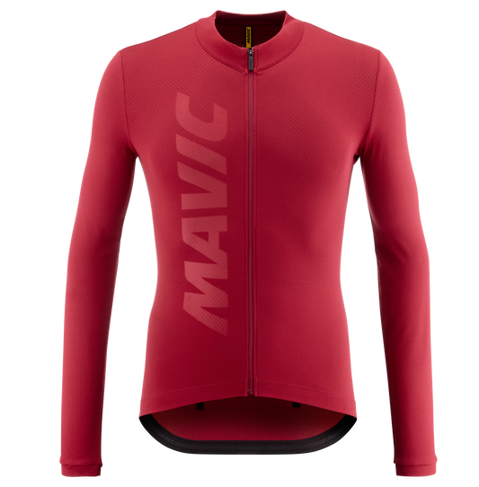 MAVIC AKSIUM THERMO Maglia a maniche lunghe Bordeaux