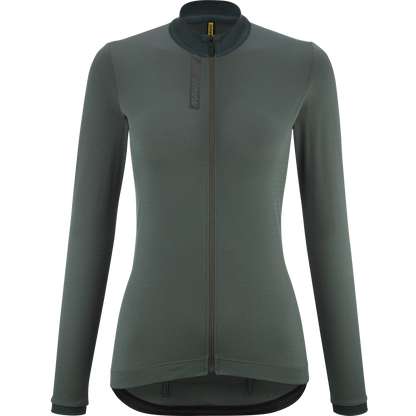 Maglia MAVIC AKSIUM Maniche Lunghe Donna Verde
