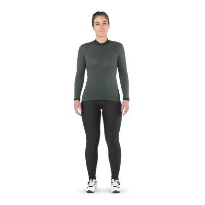 Maglia MAVIC AKSIUM Maniche Lunghe Donna Verde