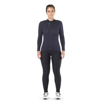 Maglia MAVIC AKSIUM Maniche Lunghe Donna Blu