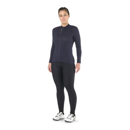 Maglia MAVIC AKSIUM Maniche Lunghe Donna Blu