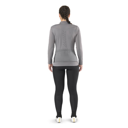 Maglia MAVIC AKSIUM THERMO Donna Maniche Lunghe Grigio