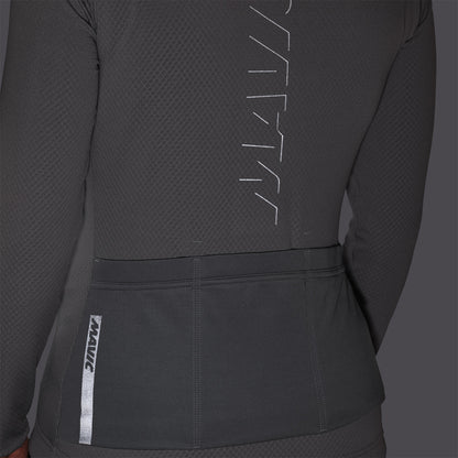 Maglia MAVIC AKSIUM THERMO Donna Maniche Lunghe Grigio