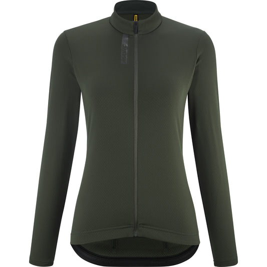 MAVIC AKSIUM THERMO Maglia a maniche lunghe da donna verde