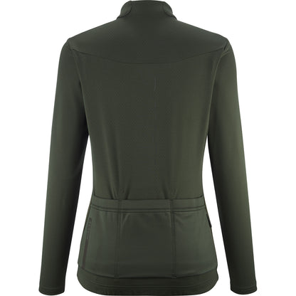 Maglia MAVIC AKSIUM THERMO Donna Maniche Lunghe Verde