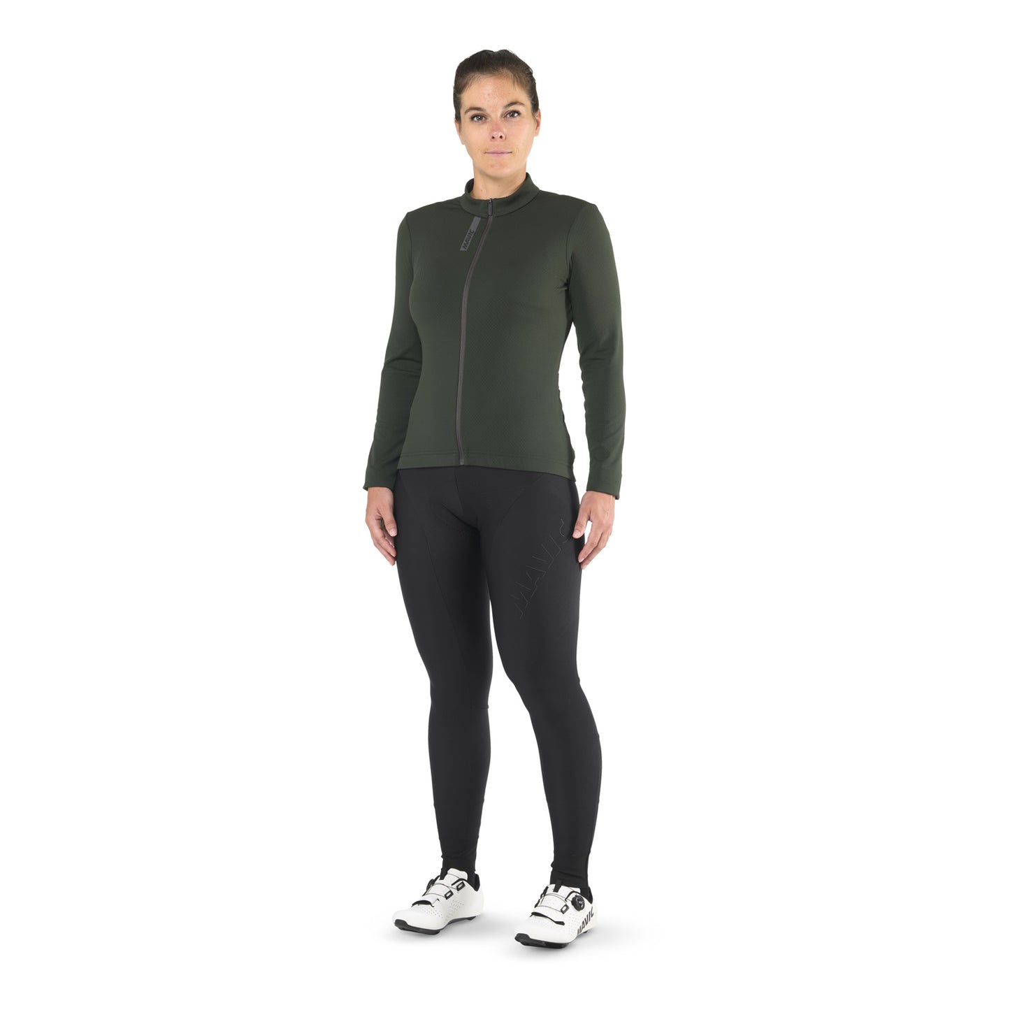 MAVIC AKSIUM THERMO Maglia a maniche lunghe da donna verde