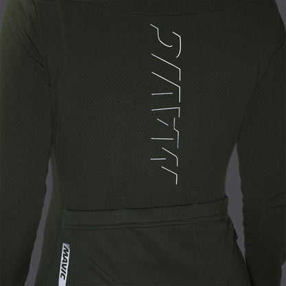 Maglia MAVIC AKSIUM THERMO Donna Maniche Lunghe Verde