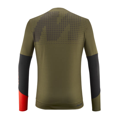 Maillot MAVIC DEEMAX ENDURO PRO Maniche Lunghe Kaki