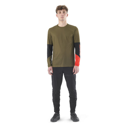 Maillot MAVIC DEEMAX ENDURO PRO Maniche Lunghe Kaki