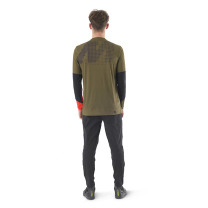 Maillot MAVIC DEEMAX ENDURO PRO Maniche Lunghe Kaki