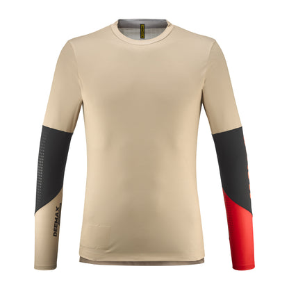 Maillot MAVIC DEEMAX ENDURO PRO Maniche Lunghe Beige