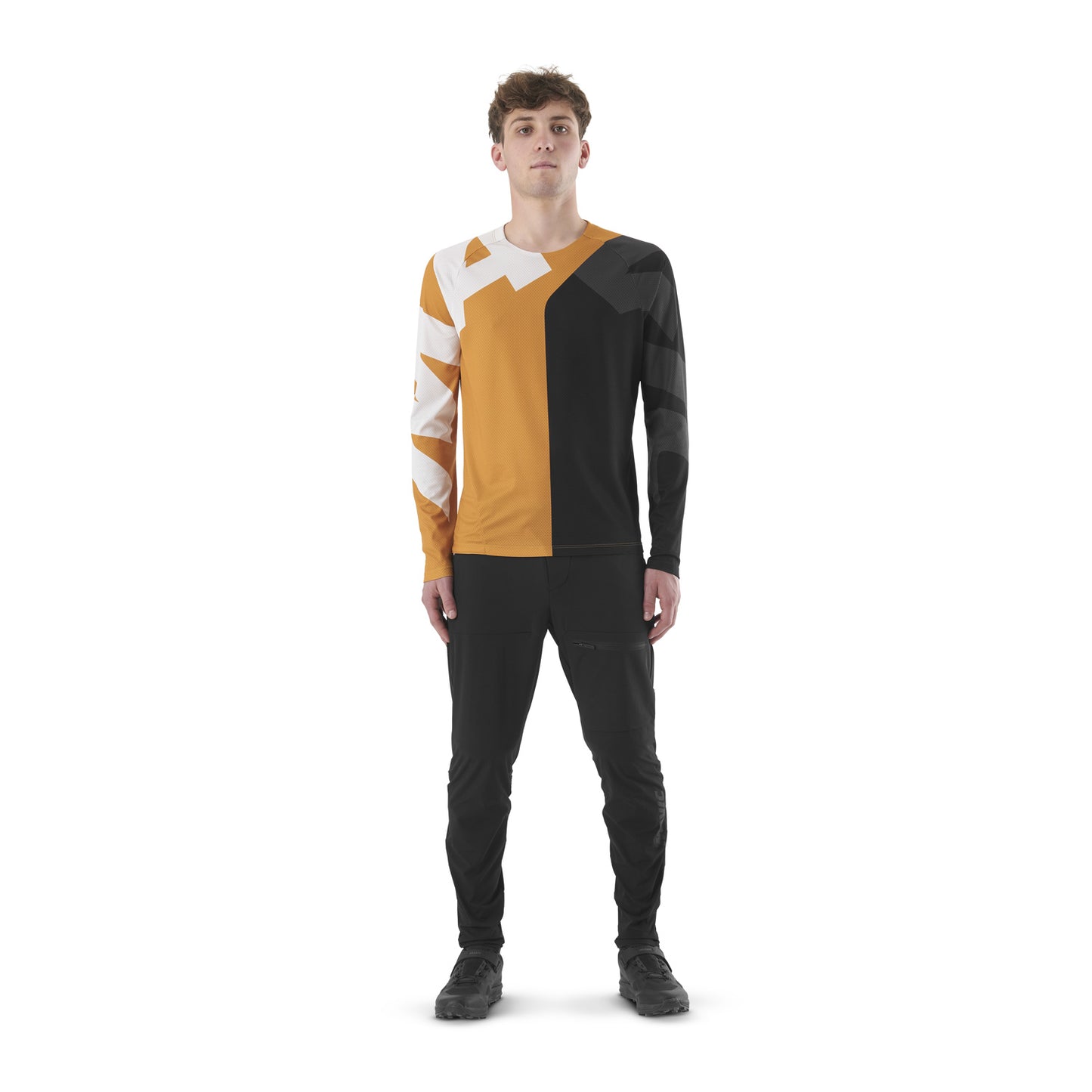 MAVIC DEEMAX ENDURO Maglia a maniche lunghe nero/marrone