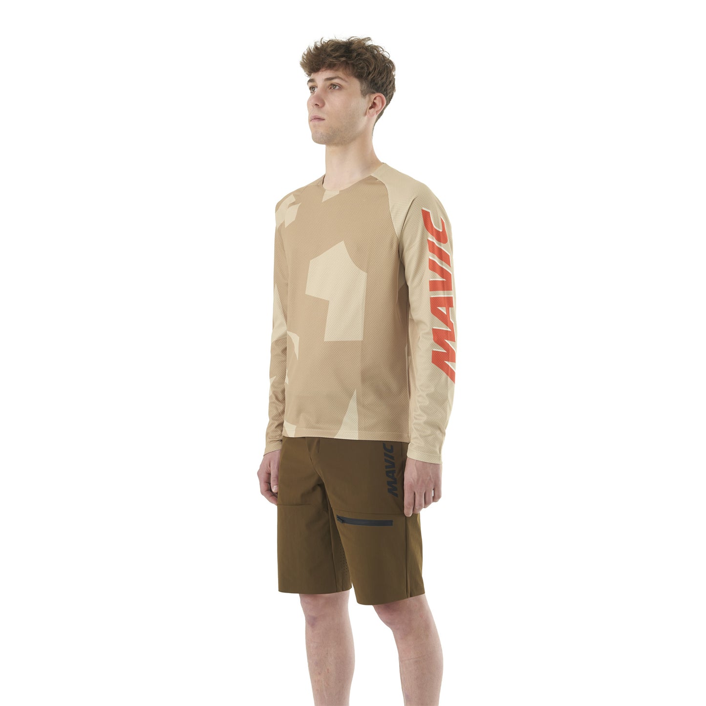 MAVIC DEEMAX ENDURO Maglia a maniche lunghe camo beige