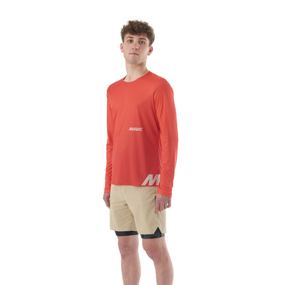 Maglia MAVIC CROSSTRAIL Maniche Lunghe Rosso