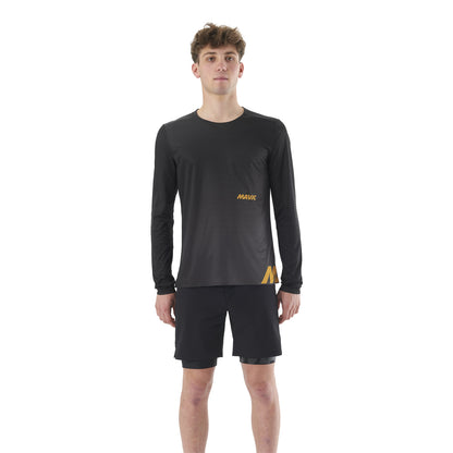Maillot MAVIC CROSSTRAIL Maniche Lunghe Nero