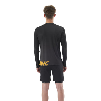 Maillot MAVIC CROSSTRAIL Maniche Lunghe Nero