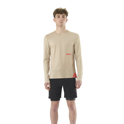 Maglia MAVIC CROSSTRAIL Maniche Lunghe Beige