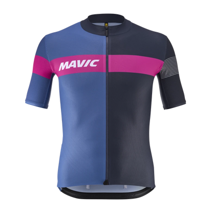 Maillot MAVIC KSYRIUM PRO Maniche Corte Blu