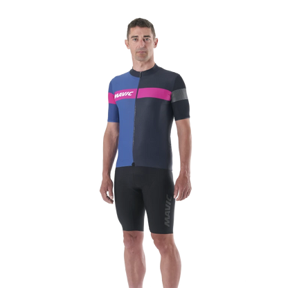 Maillot MAVIC KSYRIUM PRO Maniche Corte Blu