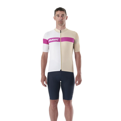 Maglia MAVIC KSYRIUM PRO Maniche Corte Beige