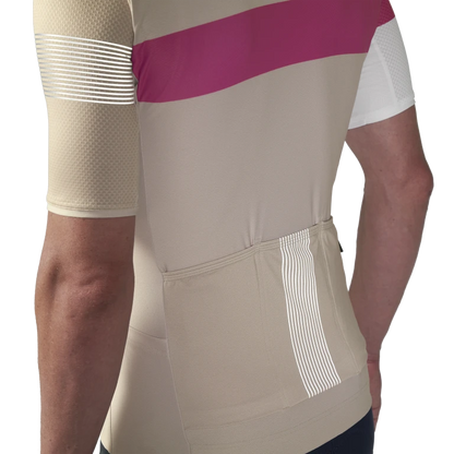 Maglia MAVIC KSYRIUM PRO Maniche Corte Beige