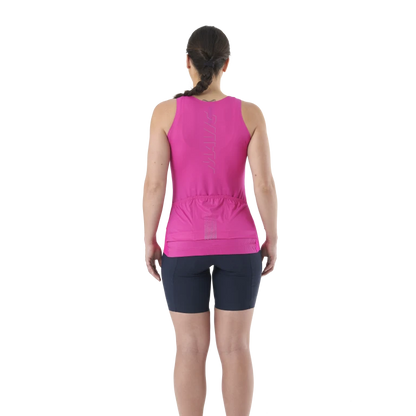 Maglia MAVIC AKSIUM Senza Maniche Donna Fucsia