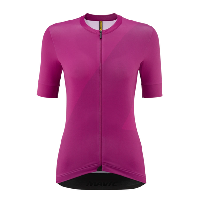 Maglia MAVIC AKSIUM GRAPHIC Maniche Corte Donna Fucsia
