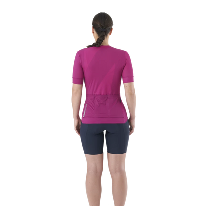 Maglia MAVIC AKSIUM GRAPHIC Maniche Corte Donna Fucsia