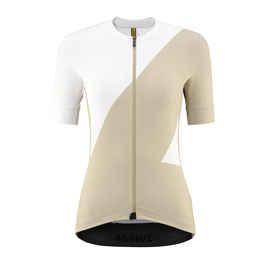 MAVIC AKSIUM GRAPHIC Maglia a maniche corte Donna Beige