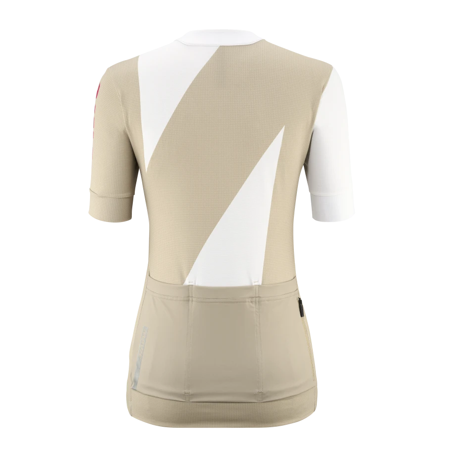 MAVIC AKSIUM GRAPHIC Maglia a maniche corte Donna Beige