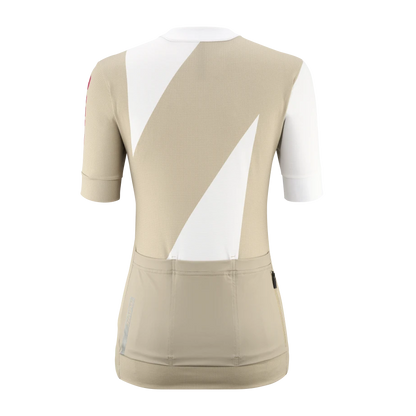 Maglia MAVIC AKSIUM GRAPHIC Maniche Corte Donna Beige