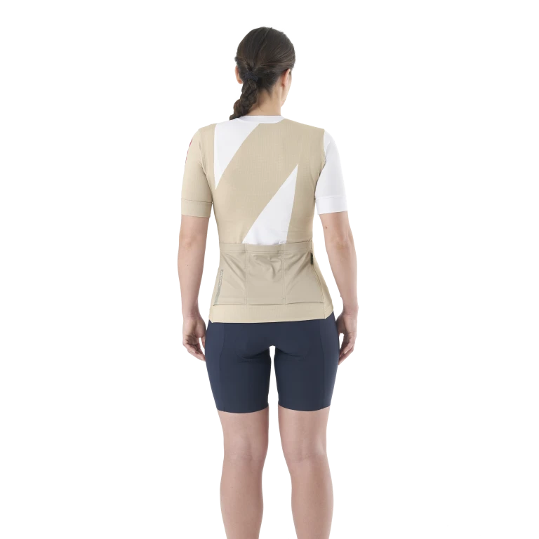 MAVIC AKSIUM GRAPHIC Maglia a maniche corte Donna Beige