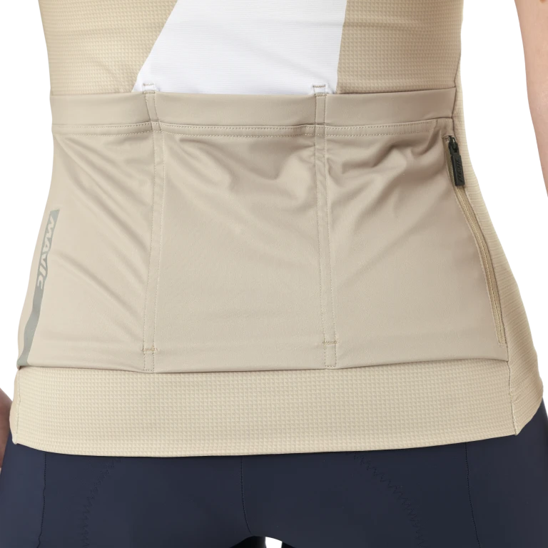MAVIC AKSIUM GRAPHIC Maglia a maniche corte Donna Beige