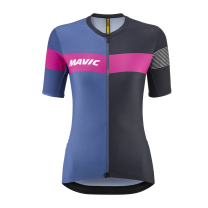 Maglia MAVIC KSYRIUM PRO Maniche Corte Donna Blu