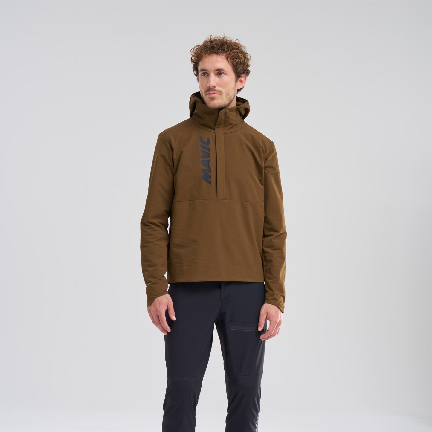 MAVIC DEEMAX THERMO WIND HOODIE Giacca Marrone