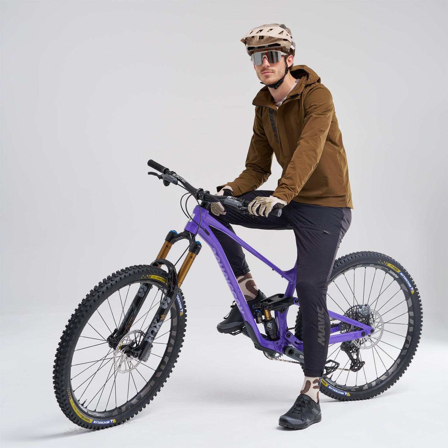 MAVIC DEEMAX THERMO WIND HOODIE Giacca Marrone