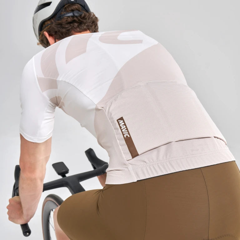 MAVIC ICON GRAPHIC Maglia a maniche corte Beige