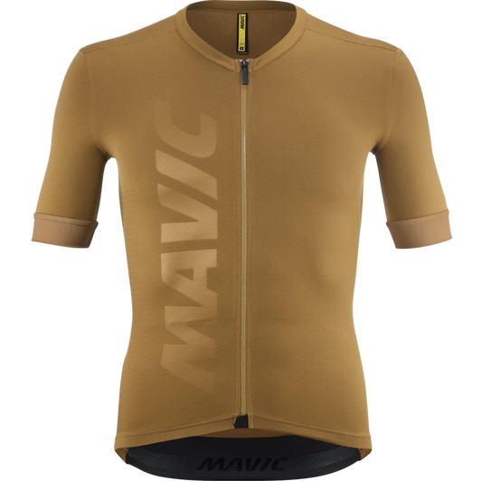MAVIC AKSIUM Maglia a maniche corte marrone