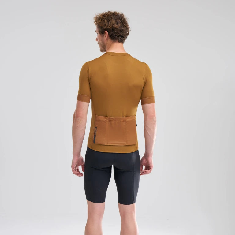 MAVIC AKSIUM Maglia a maniche corte marrone