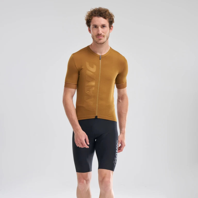 MAVIC AKSIUM Maglia a maniche corte marrone
